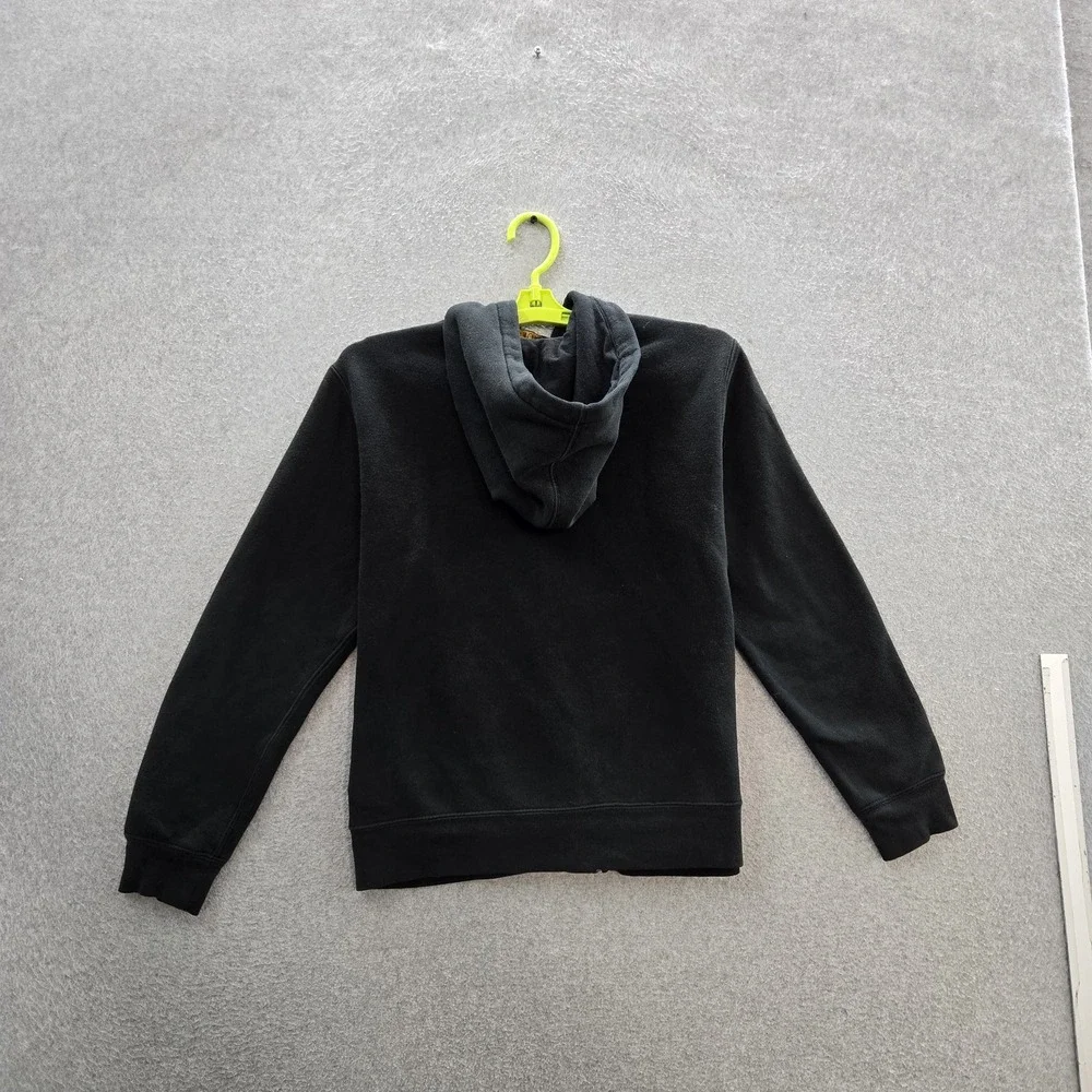 Polo Ralph Lauren Boys‎ Hoodie L/G (14-16) Black Embroidered Fleece Zipper Logo